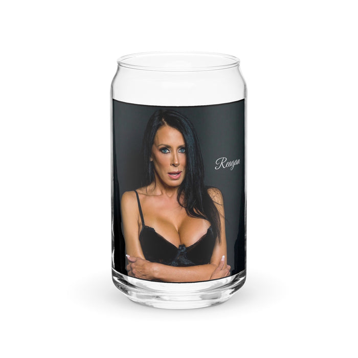 Reagan Can-shaped glass